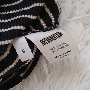 Reformation Dresses - Reformation Spencer Striped Mini Dress Reformation Dresses - Reformation Spencer Striped Mini Dress